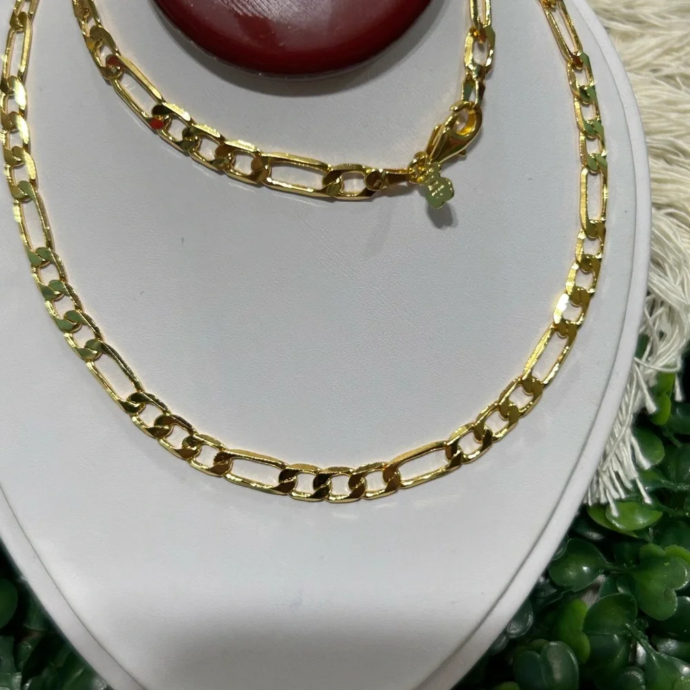 Elegant Gold Chain Necklace 45CM 925